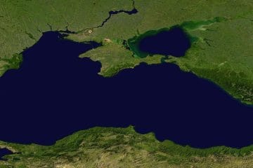 black sea, sea, aerial view, nature, country, map, atlas, satellite image