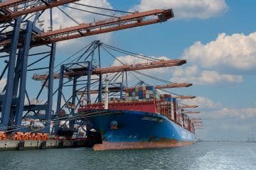 ship, container, container ship, logistics, port, shipyard, nature, industry, trade, business, merchant ship, cargo ship, sea, ocean