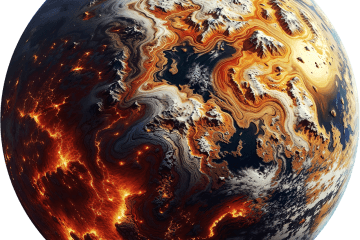 exoplanet, planet, earth, cosmos, universe, outer space, lava, space, world, alien world, globe, science fiction, magma, alien planet, space travel, fantasy, astronomy, astrophysics, cosmic, extraterrestrial, weather, atmosphere, continents, ai generated