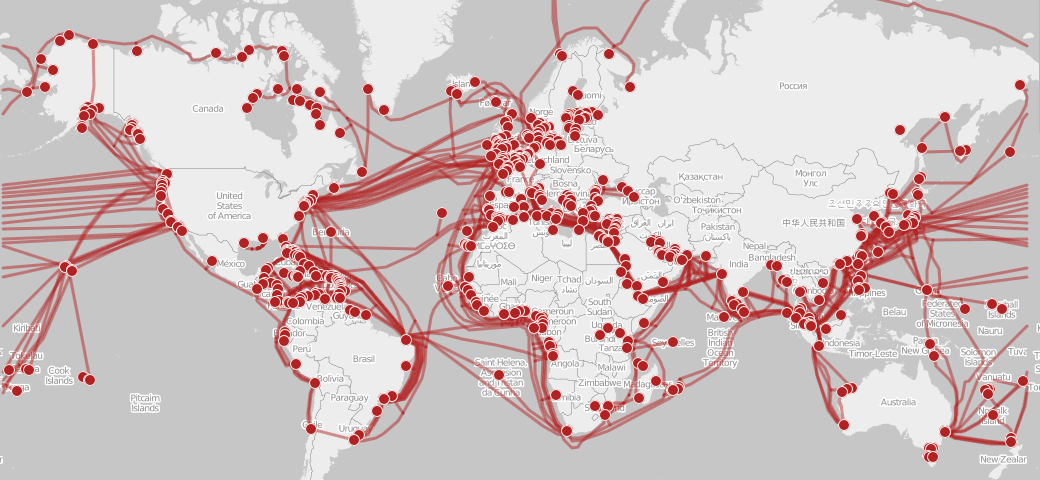 Harta cabluri submarine