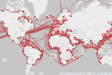 Harta cabluri submarine