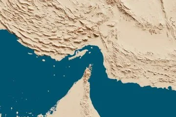 Strait of hormuz between iran and oman