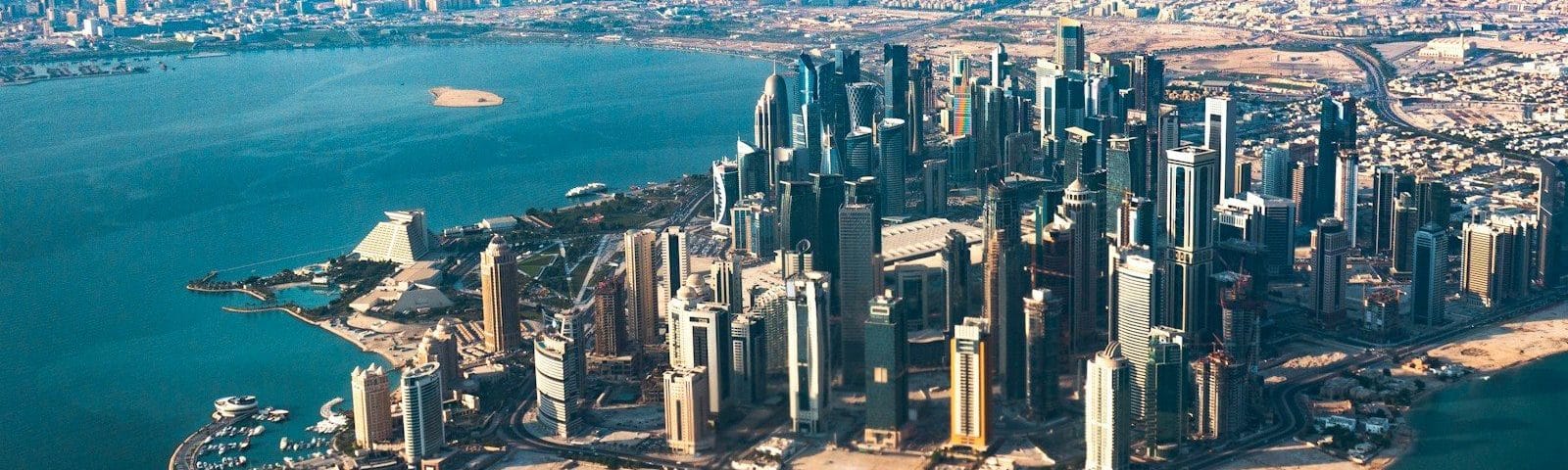aerial photography of concrete buildings