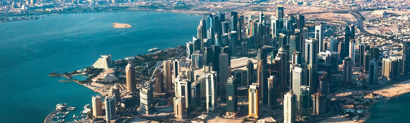 aerial photography of concrete buildings